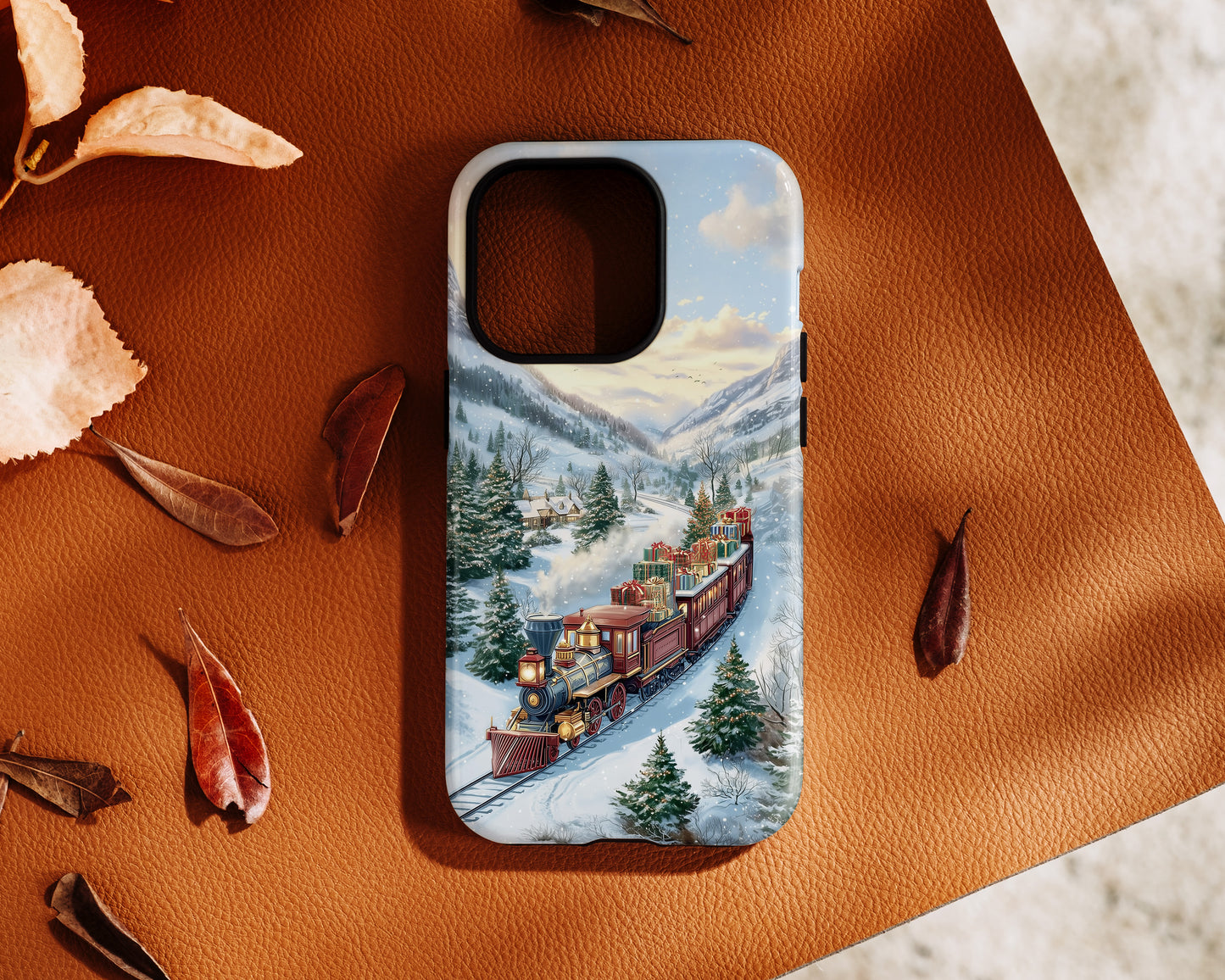 Christmas Express Design iPhone Case