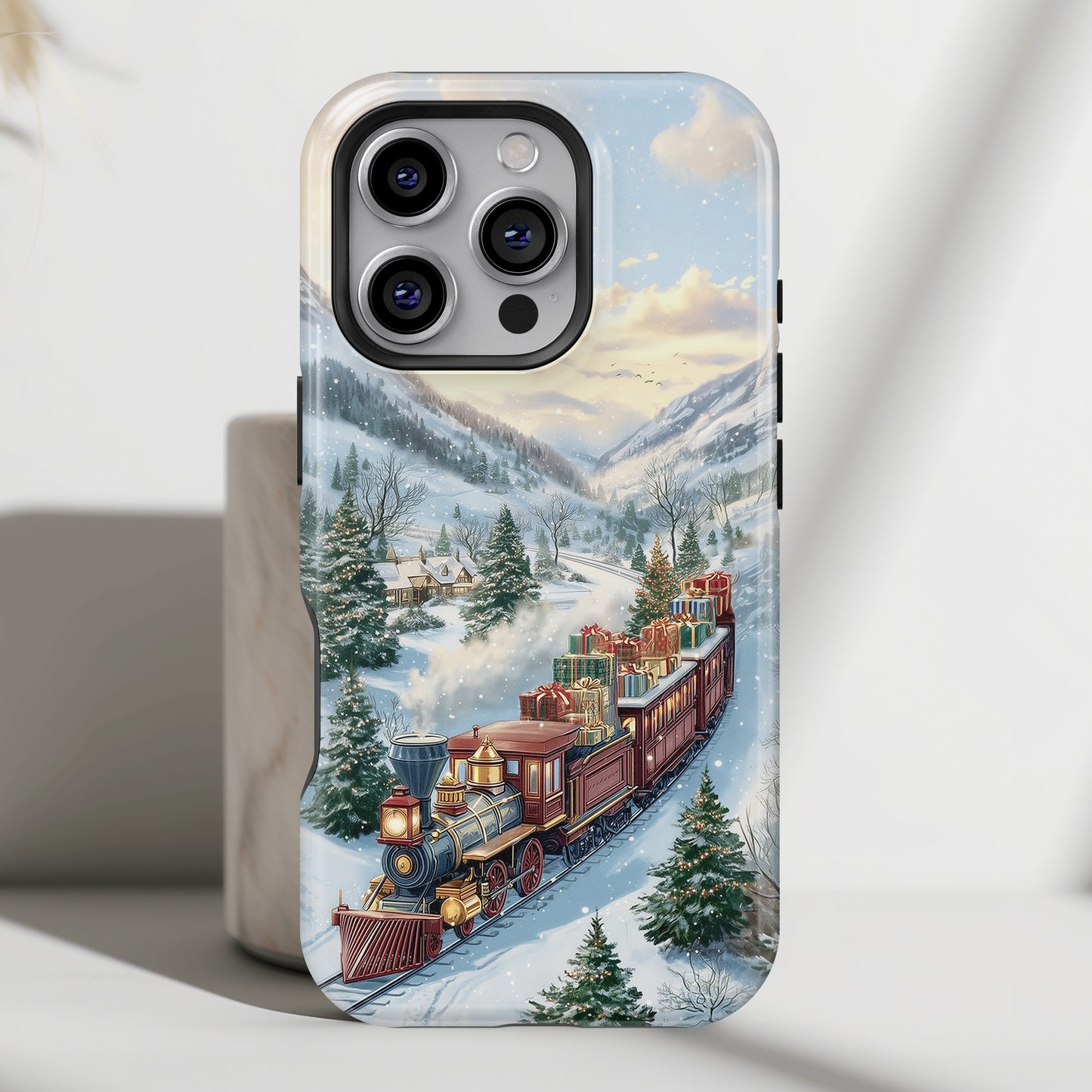 Christmas Express Design iPhone Case