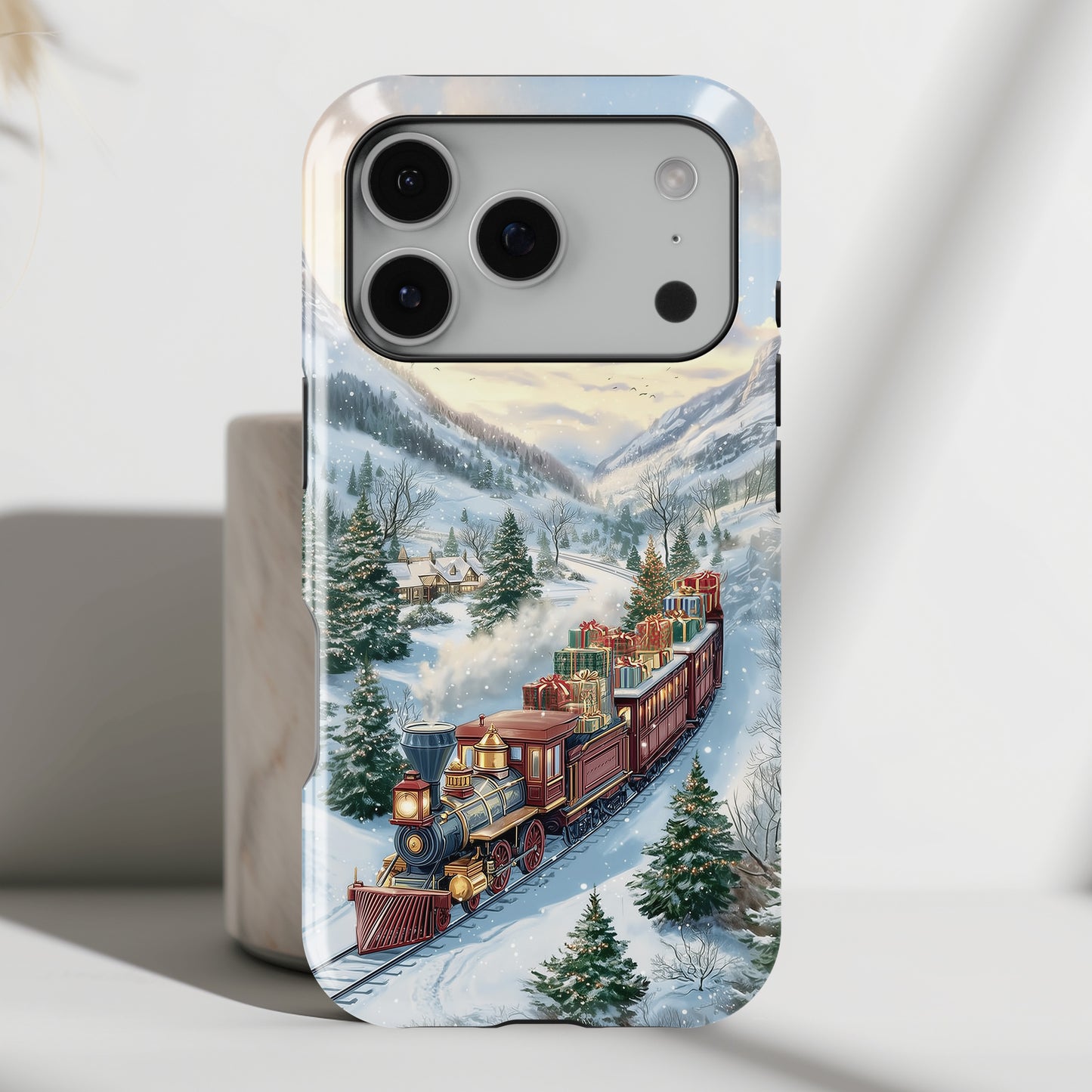 Christmas Express Design iPhone Case
