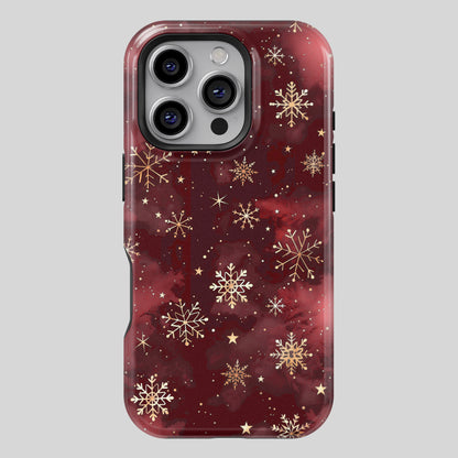 Christmas Snow Design iPhone Case