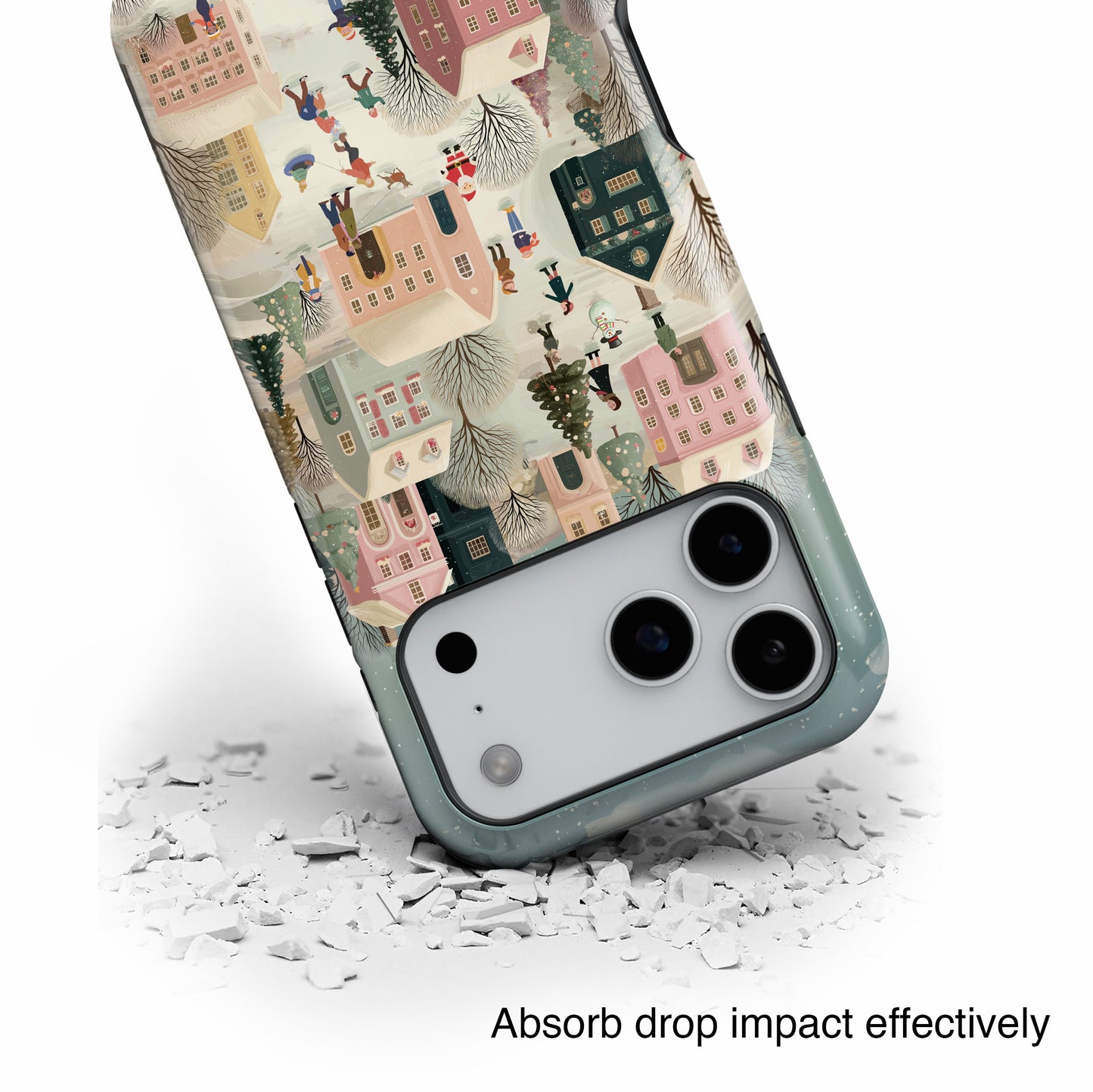 Christmas Village Design iPhone Case