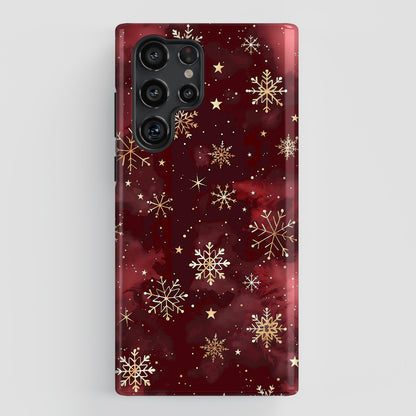 Christmas Snow Design Samsung Phone Case