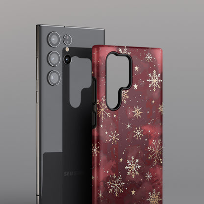 Christmas Snow Design Samsung Phone Case