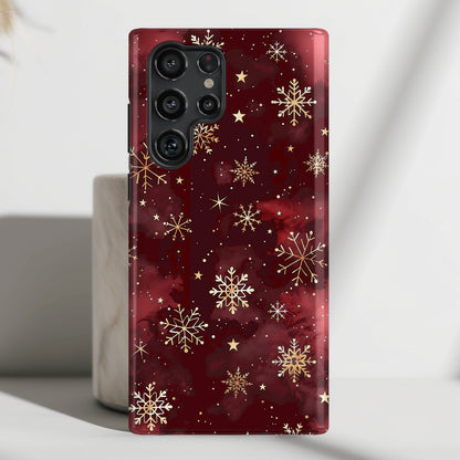 Christmas Snow Design Samsung Phone Case