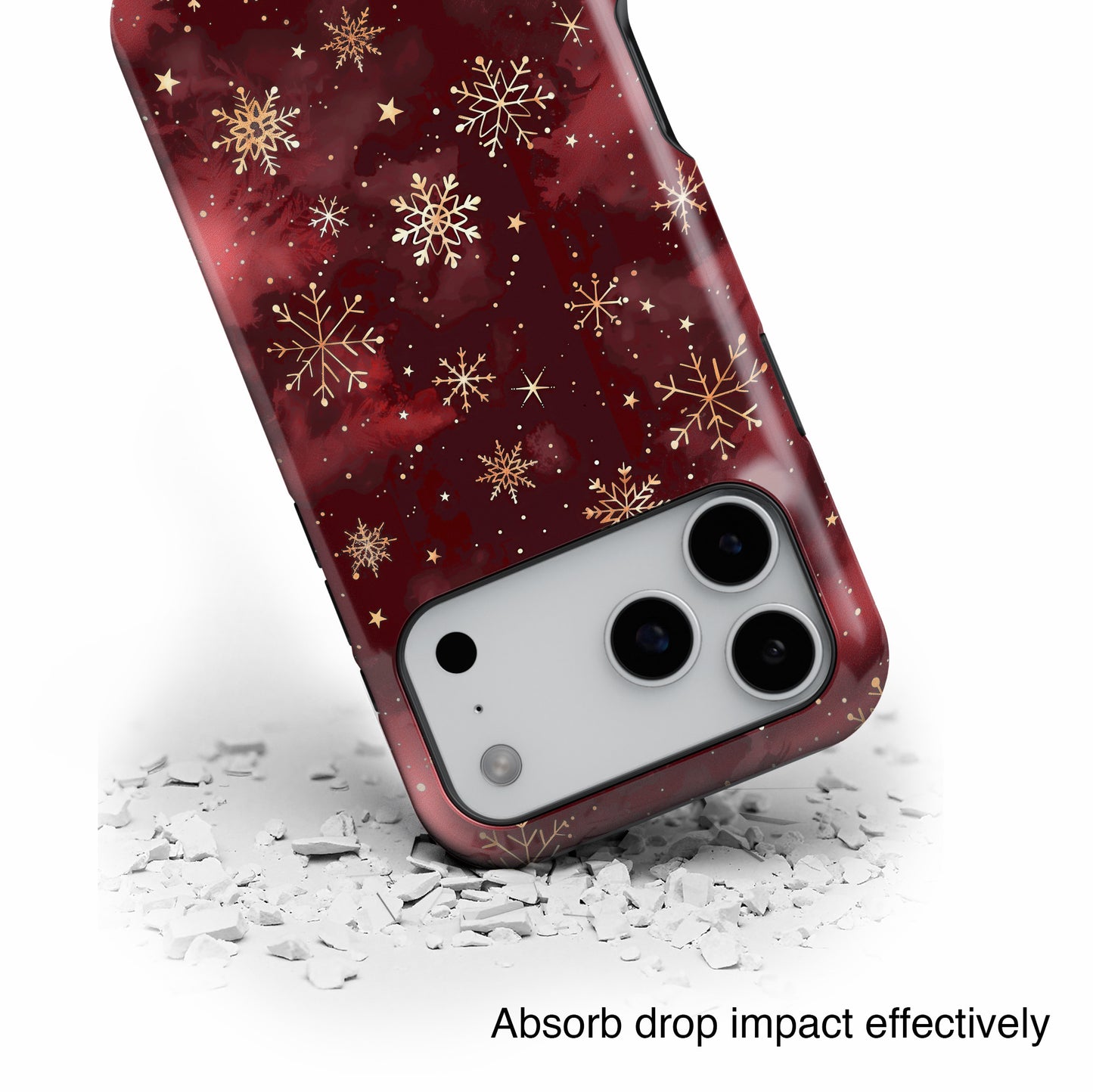 Christmas Snow Design iPhone Case