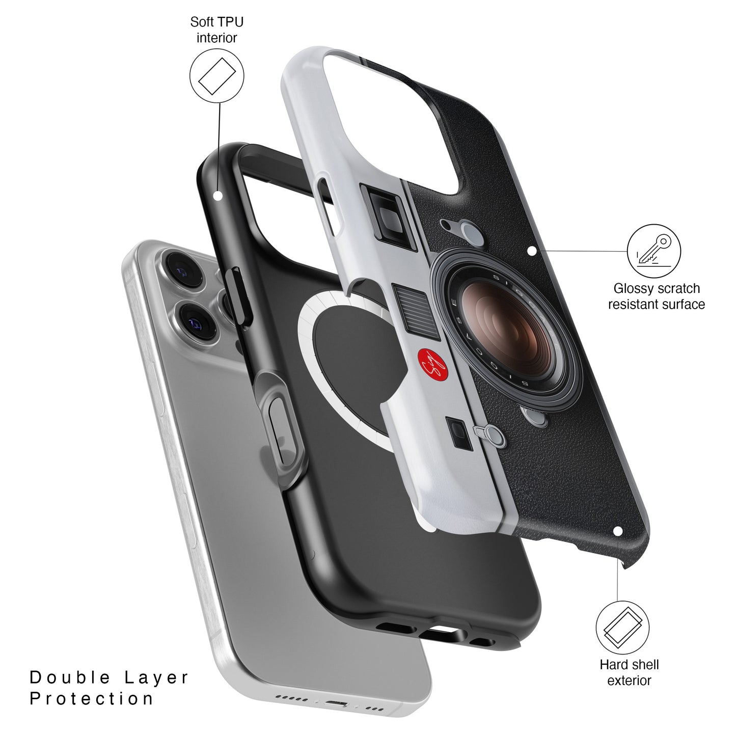 Classic Camera Design iPhone Case