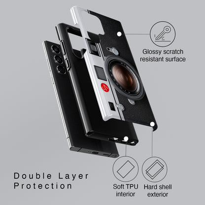 Classic Camera Design Phone Case for Galaxy S series Phones