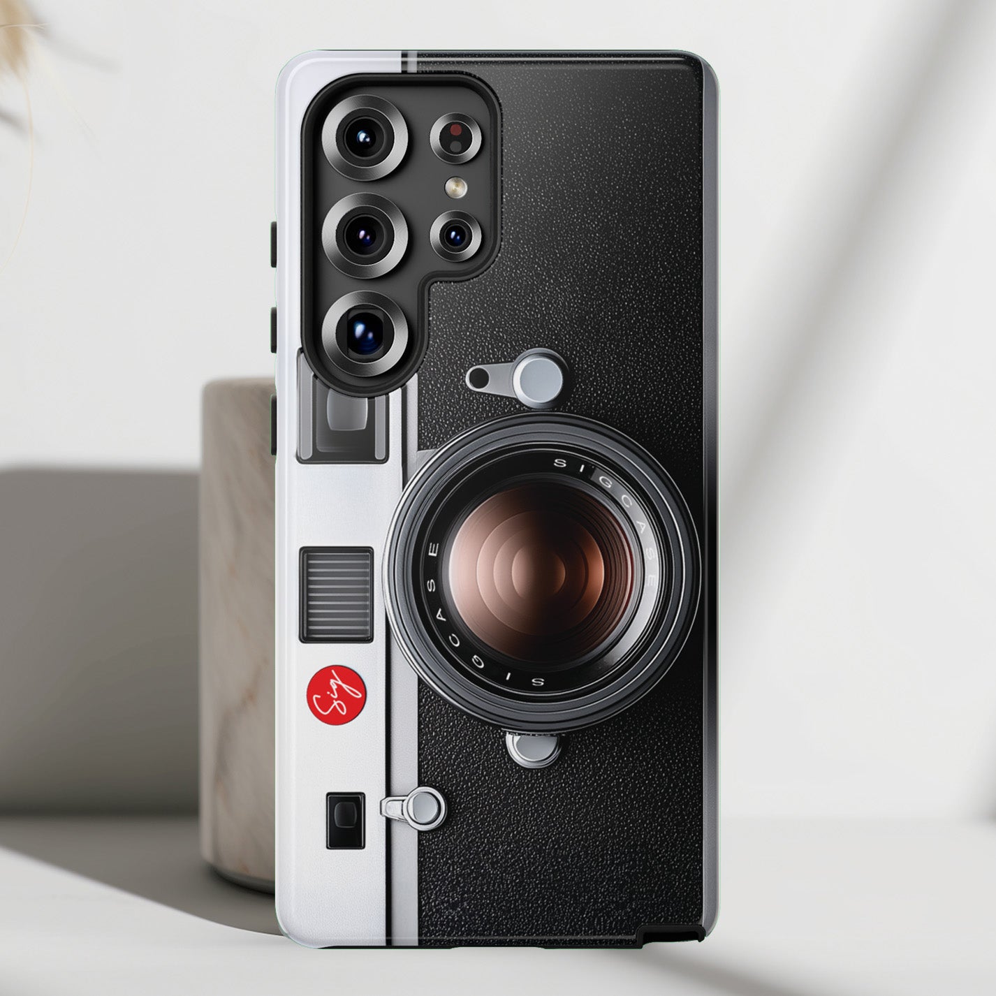 Classic Camera Design Phone Case for Galaxy S series Phones