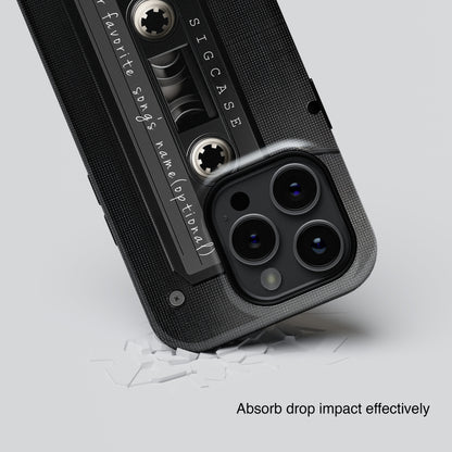 Classic Cassette Design iPhone Case