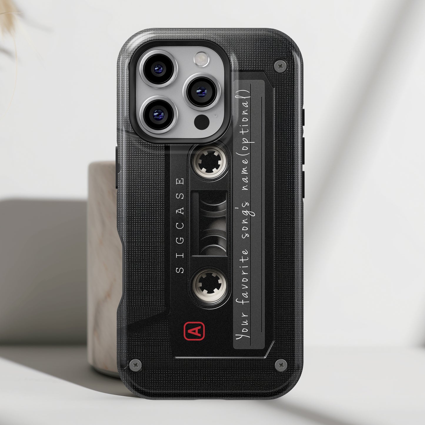 Classic Cassette Design iPhone Case