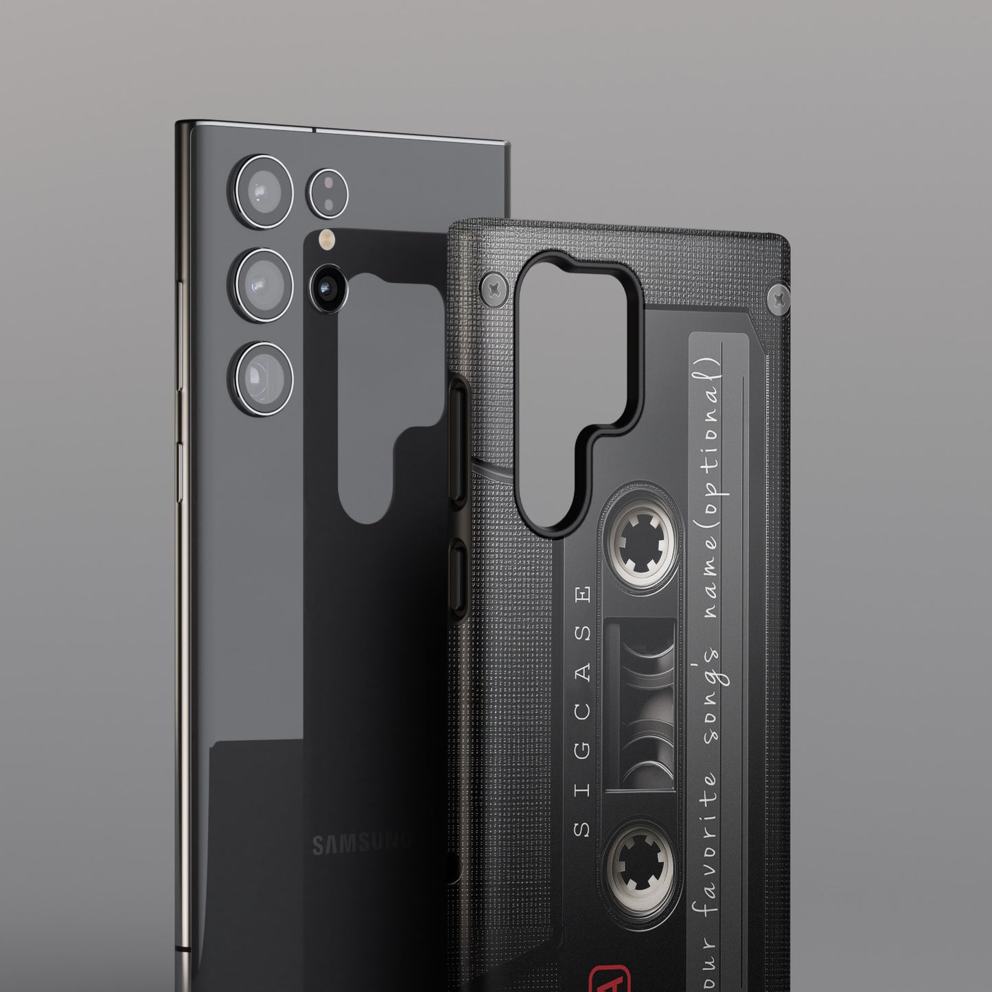 Classic Cassette Design Phone Case for Galaxy S series Phones