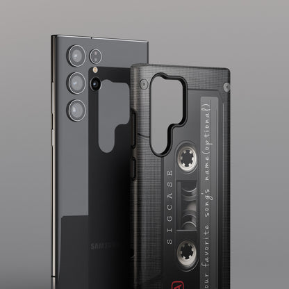 Classic Cassette Design Phone Case for Galaxy S series Phones
