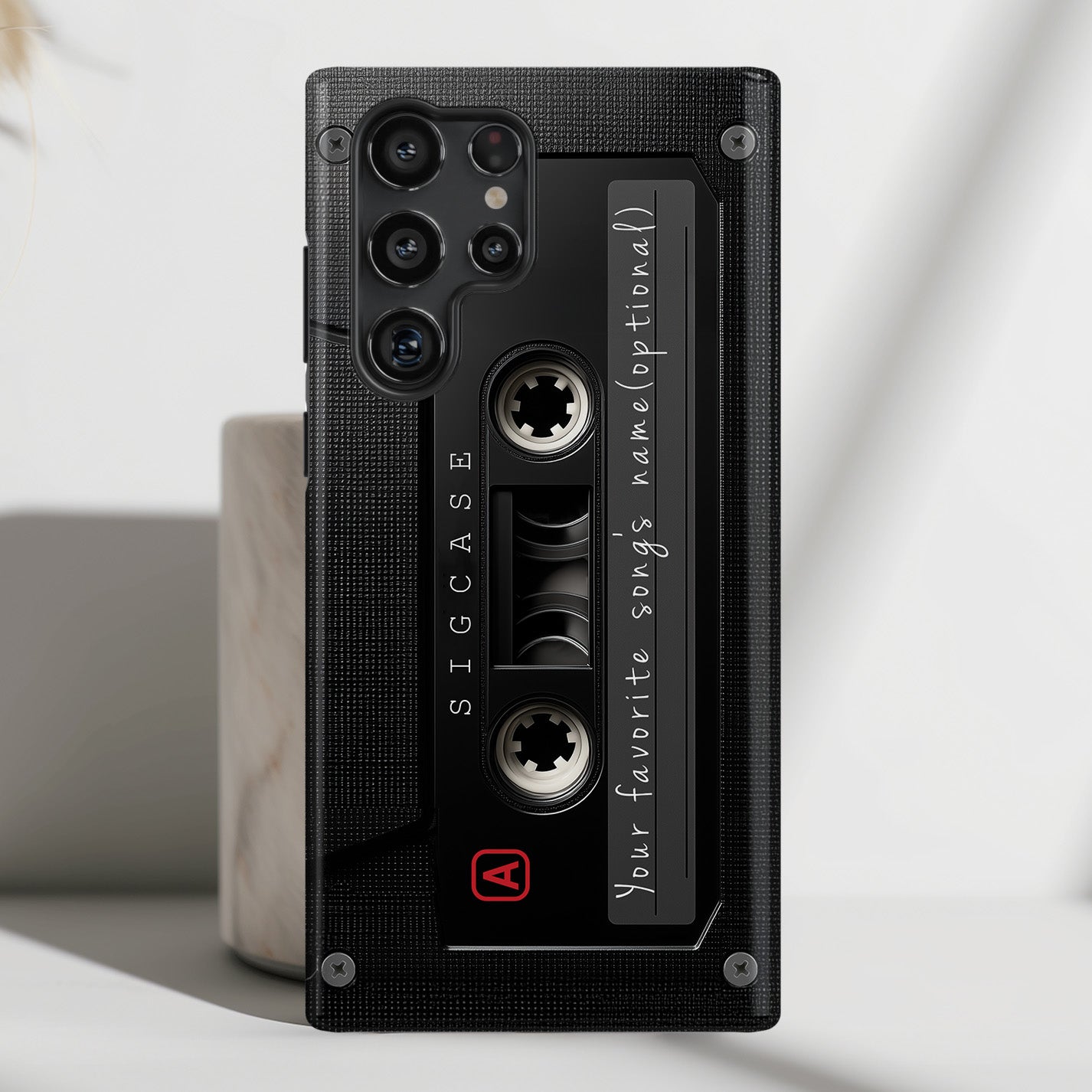 Classic Cassette Design Phone Case for Galaxy S series Phones