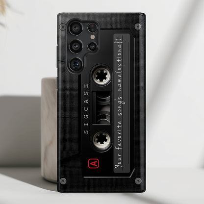 Classic Cassette Design Phone Case for Galaxy S series Phones