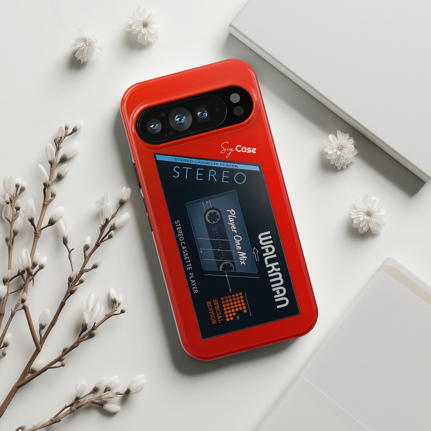 Classic Cassette Player Design Phone Case for Google Pixel