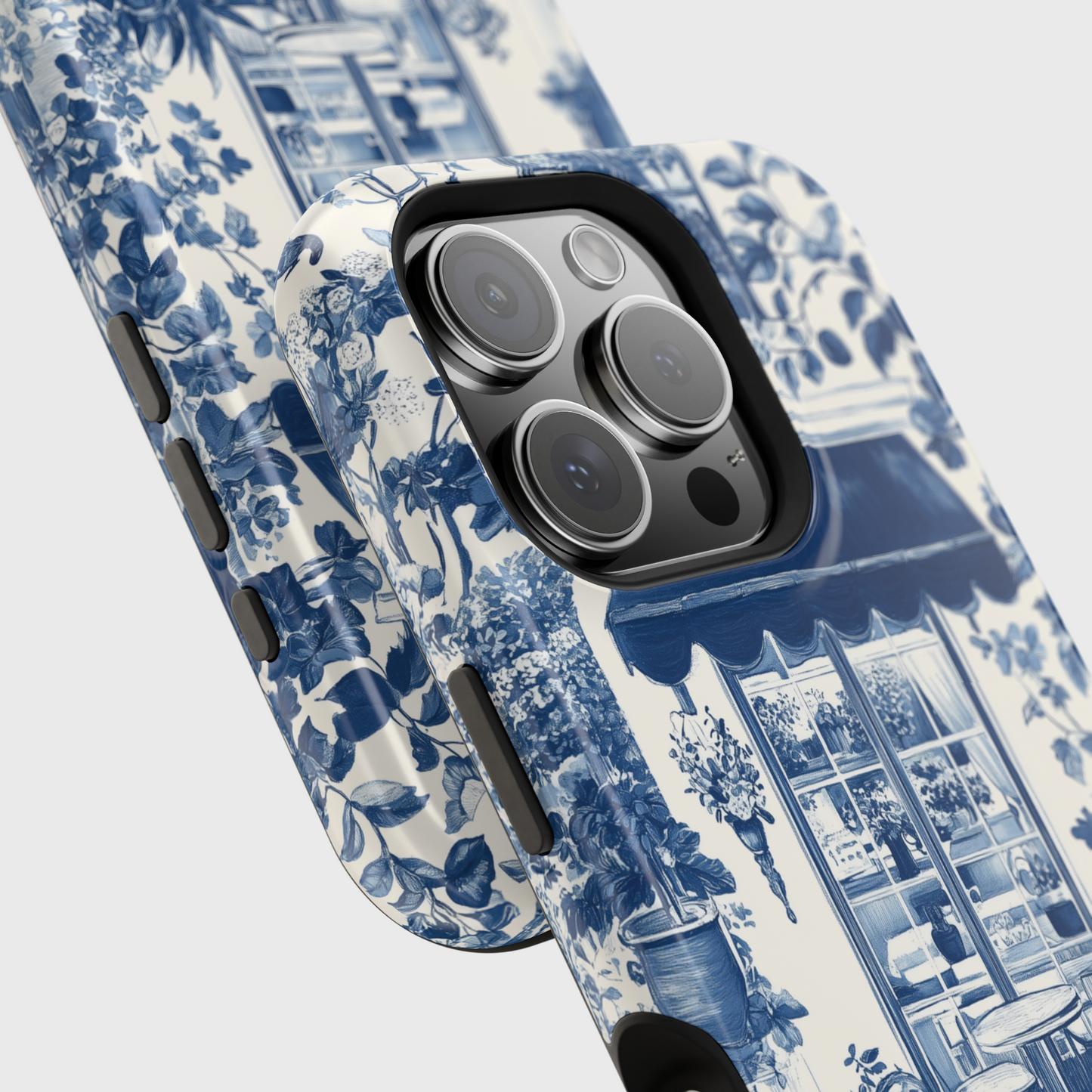 Toile de Jouy Cozy Garden Design iPhone Case