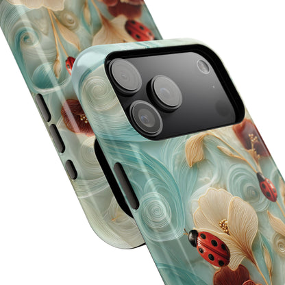 Ladybug Garden Design iPhone Case