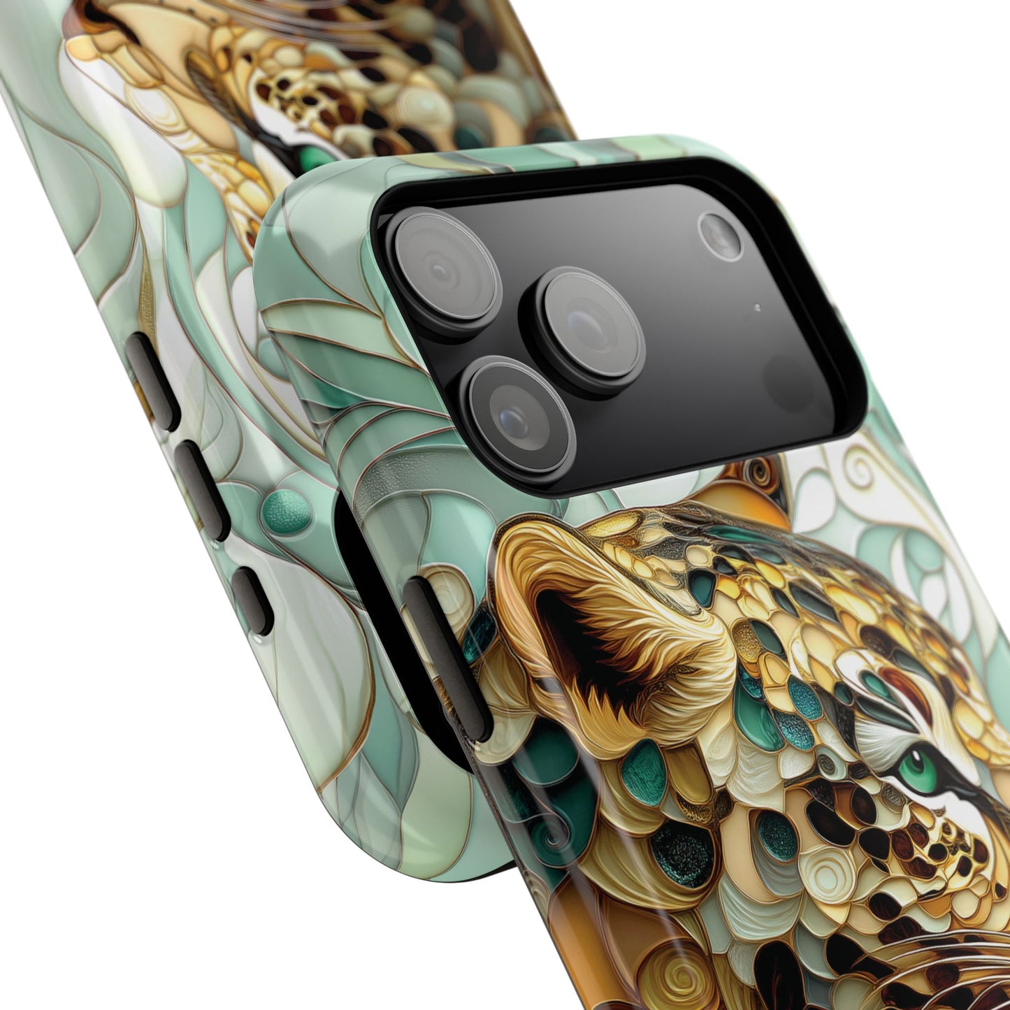 3D Leopard Art Design iPhone Case