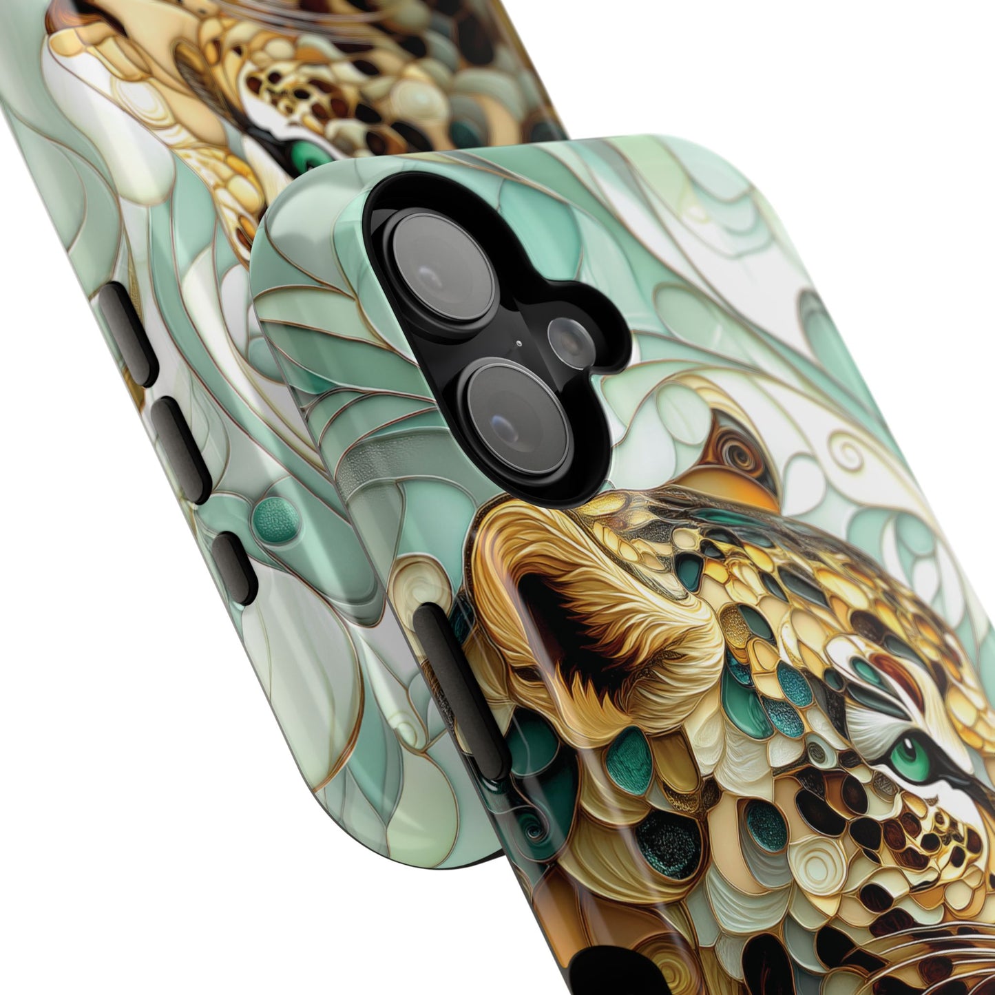 3D Leopard Art Design iPhone Case