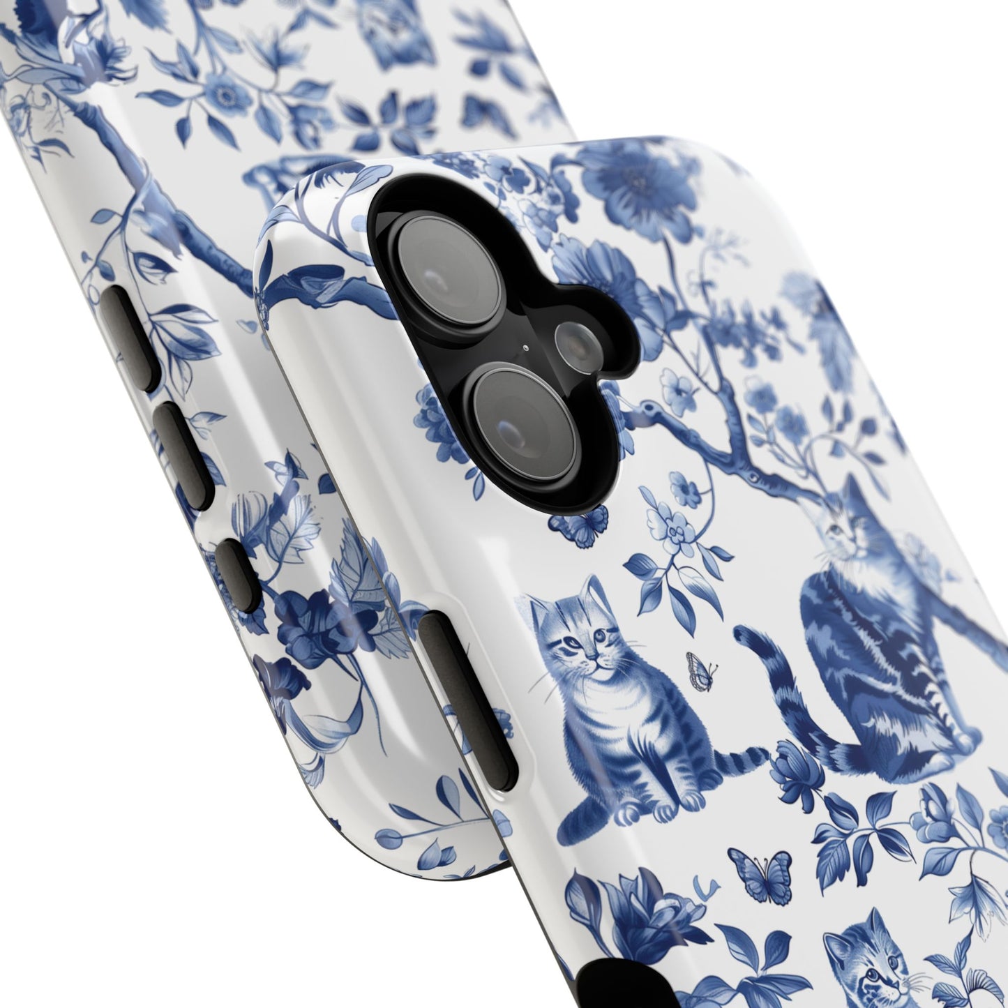 Chinoiserie Cat Design iPhone Case
