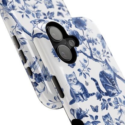 Chinoiserie Cat Design iPhone Case