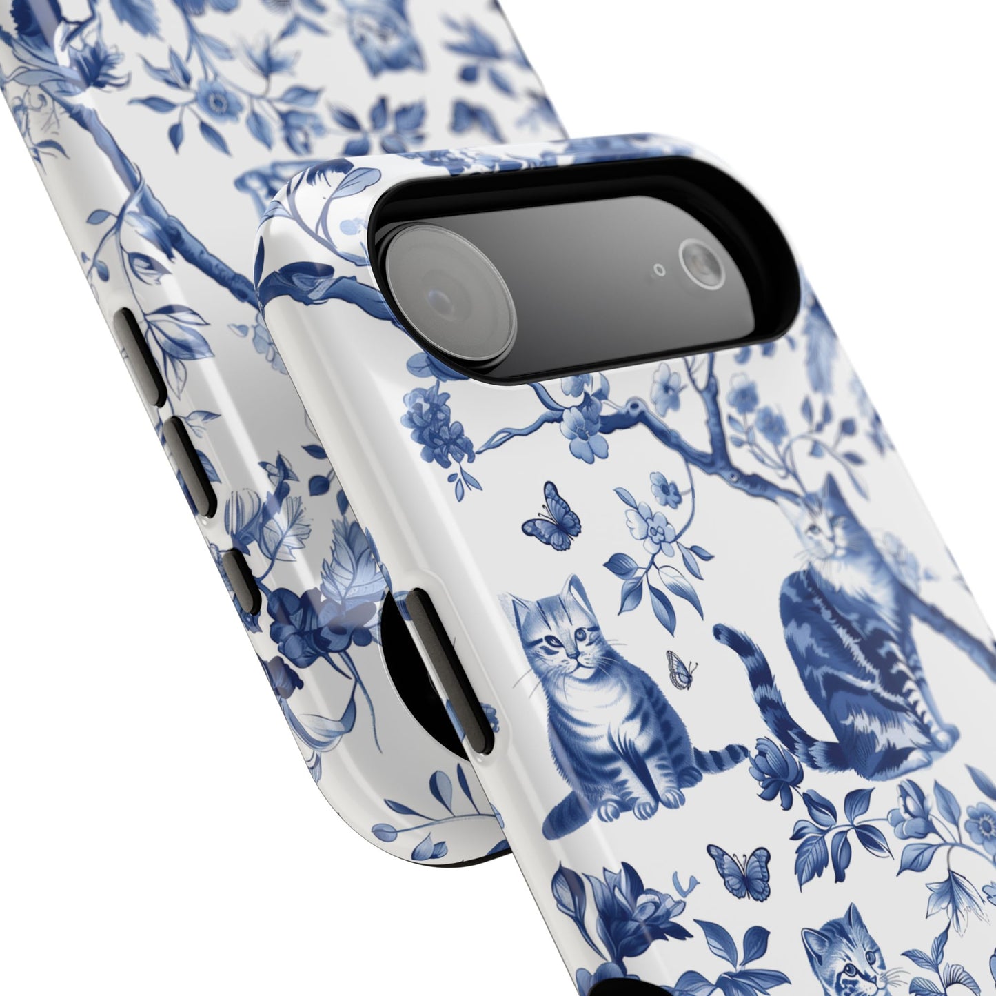 Chinoiserie Cat Design iPhone Case
