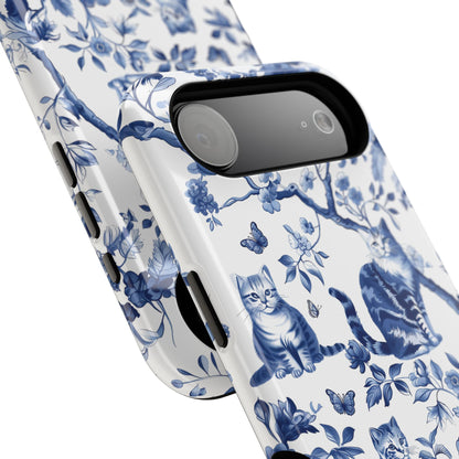 Chinoiserie Cat Design iPhone Case