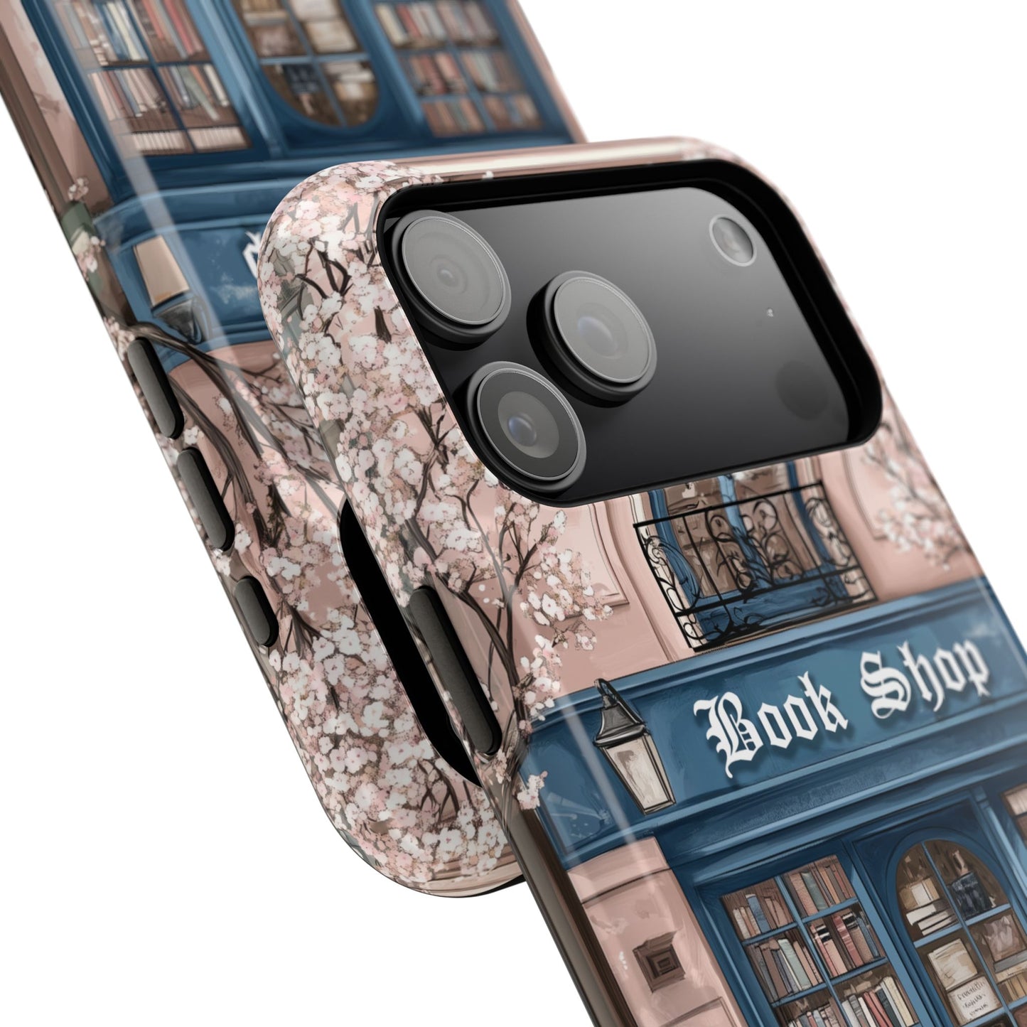Cozy Book Shop Design iPhone Case