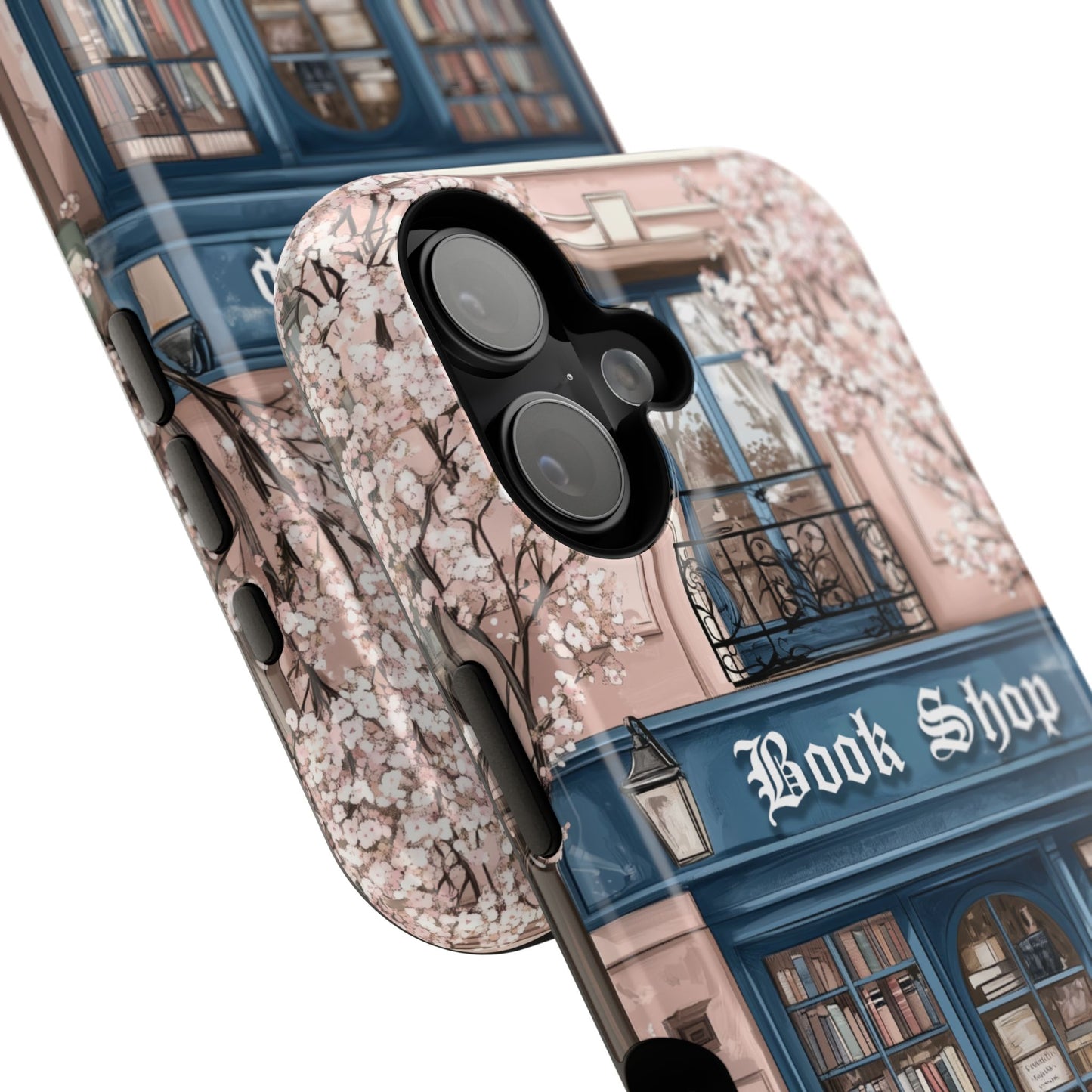 Cozy Book Shop Design iPhone Case