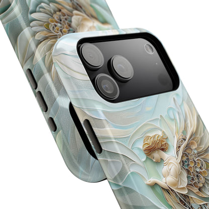 Holy Angel Quilling Art Design iPhone Case