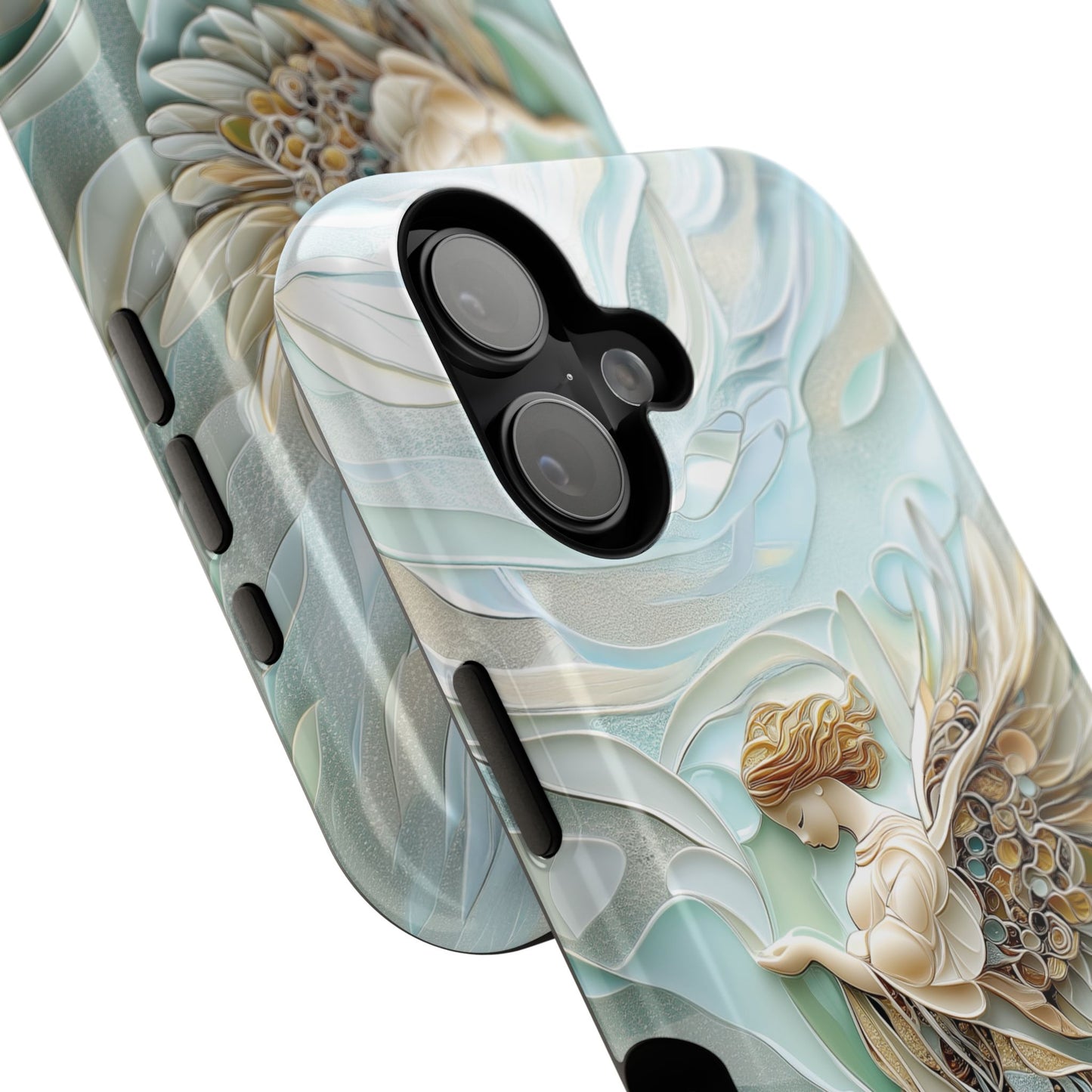 Holy Angel Quilling Art Design iPhone Case