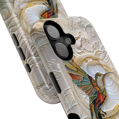 Hummingbird Stained Glass Design iPhone Case