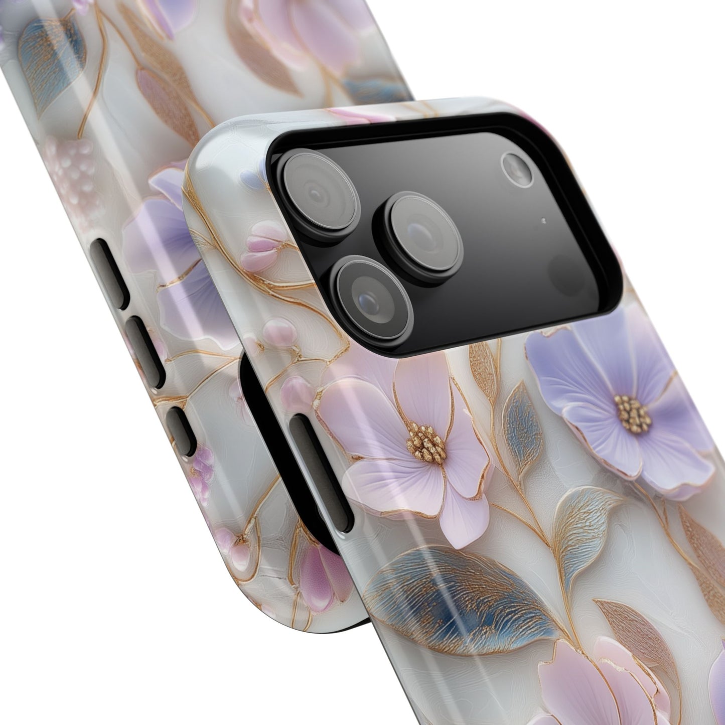 Lavender Floral Design iPhone Case