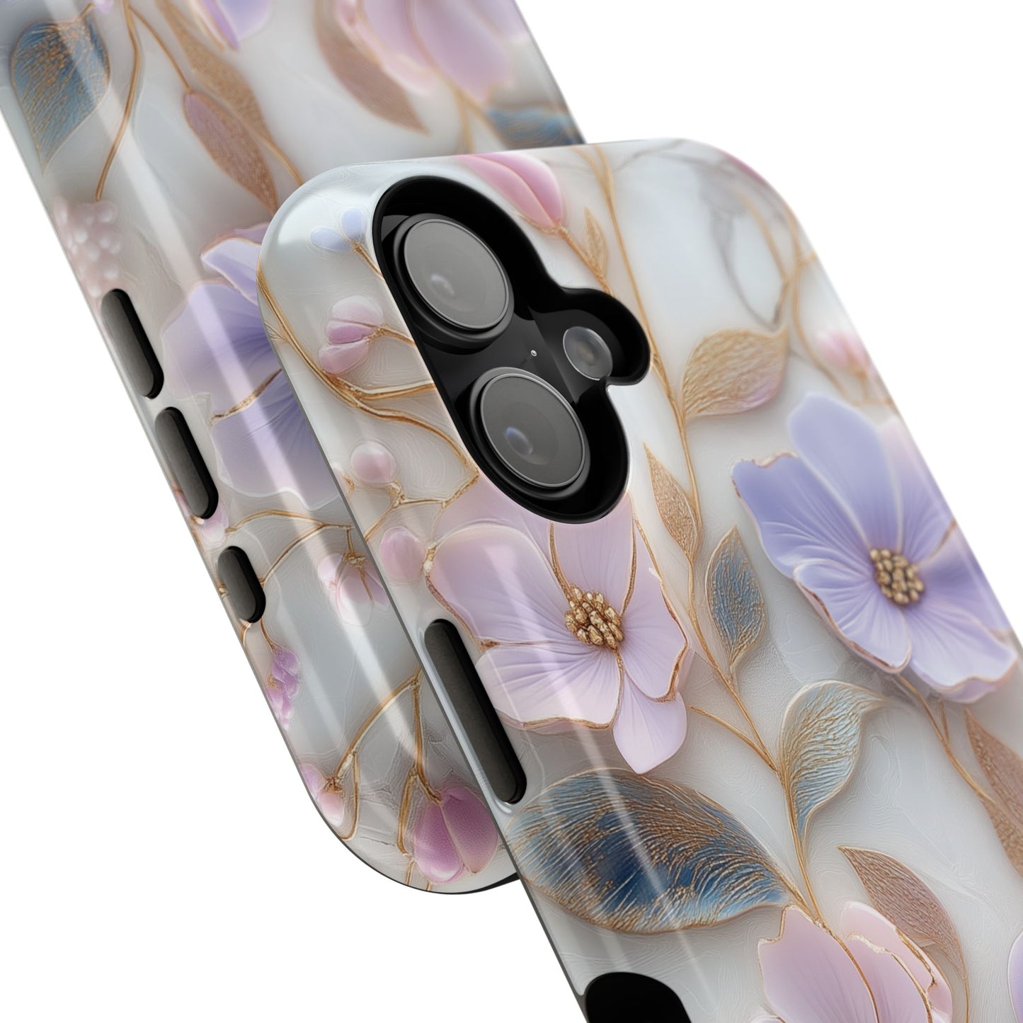 Lavender Floral Design iPhone Case