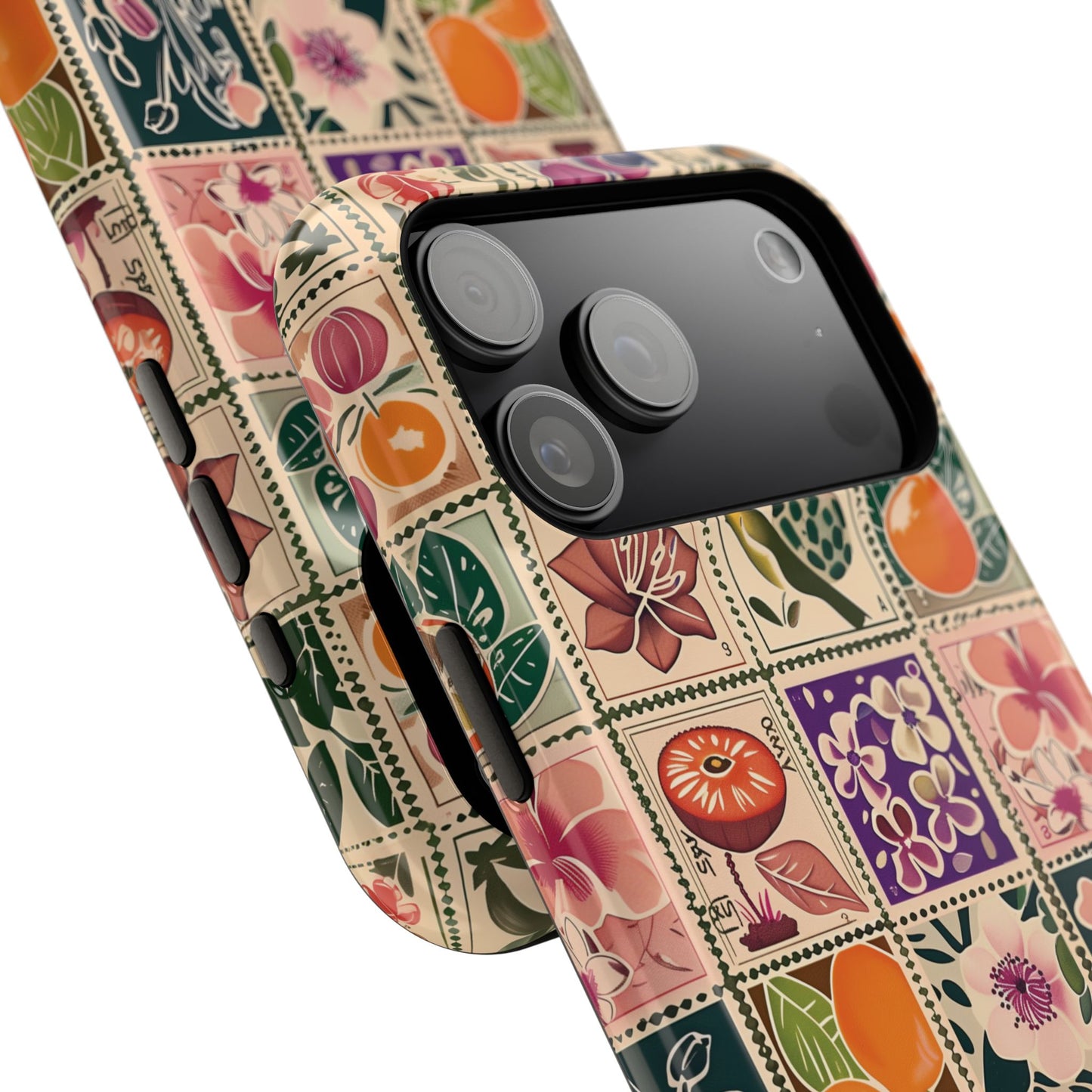 Vintage Stamps Collage iPhone Case