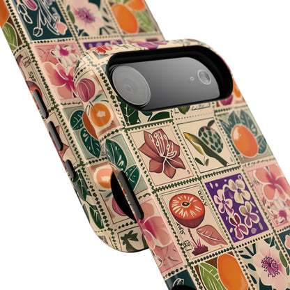 Vintage Stamps Collage iPhone Case
