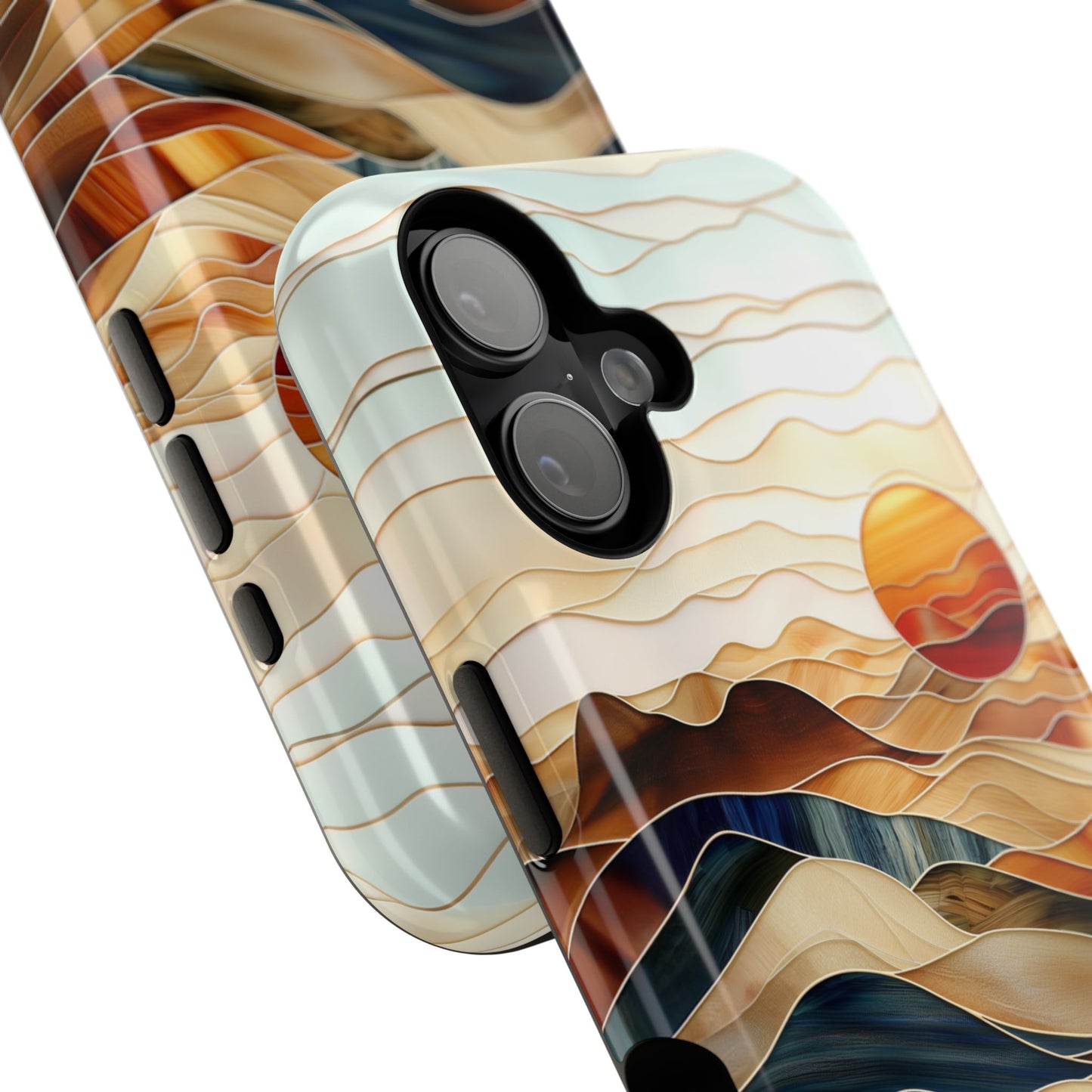 Abstract Desert Landscape Design iPhone Case