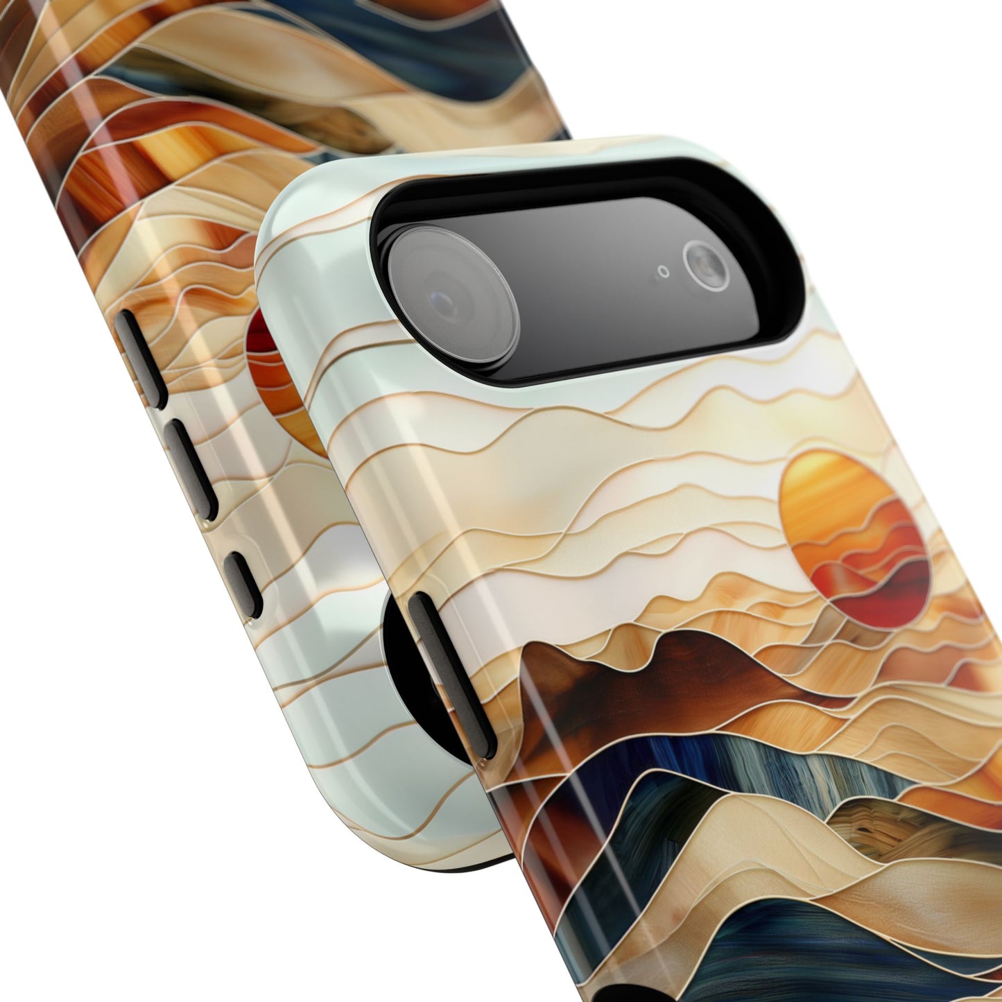 Abstract Desert Landscape Design iPhone Case