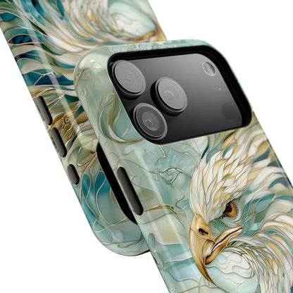Eagle Stained Glass Design iPhone Case