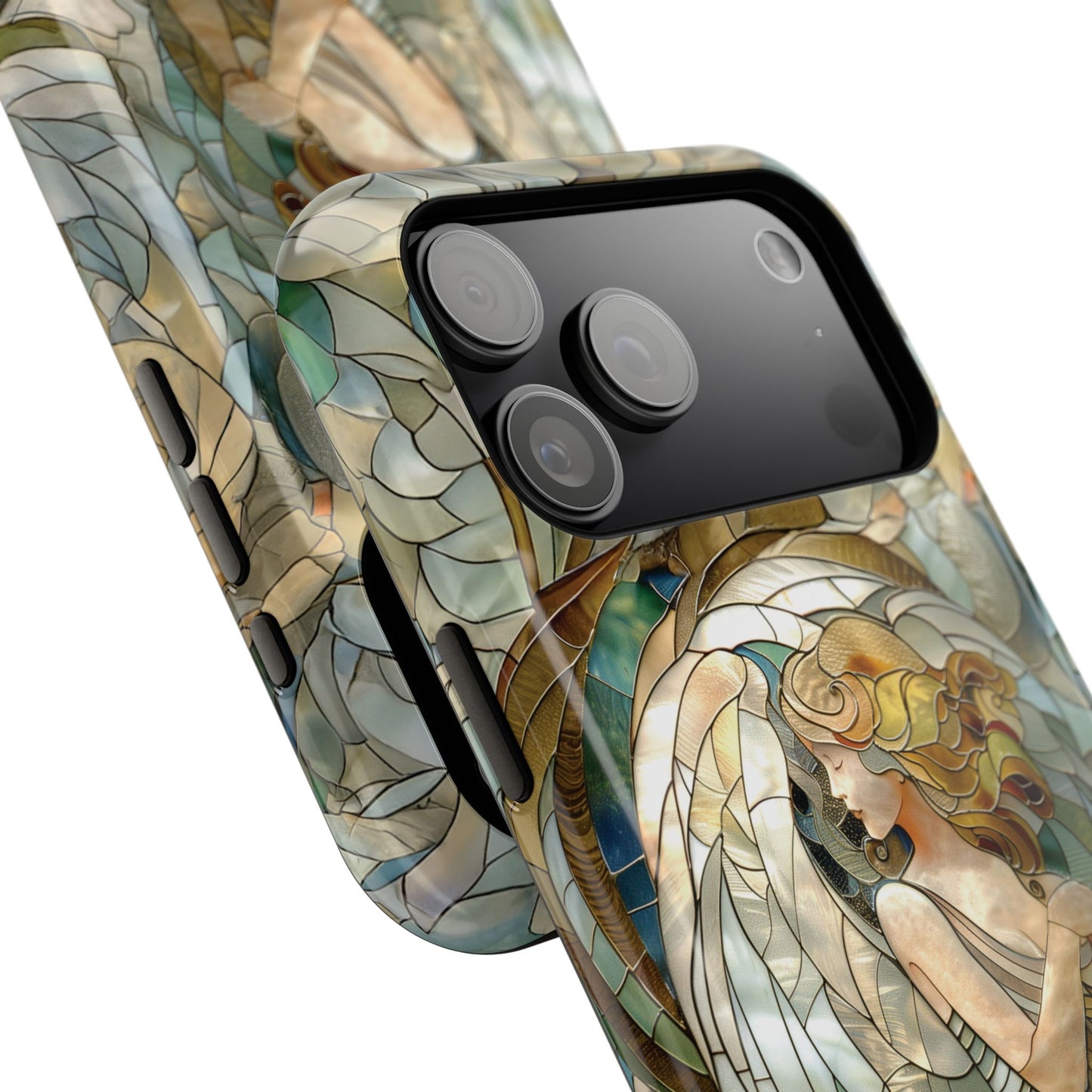Angel Stained Glass Design iPhone Case