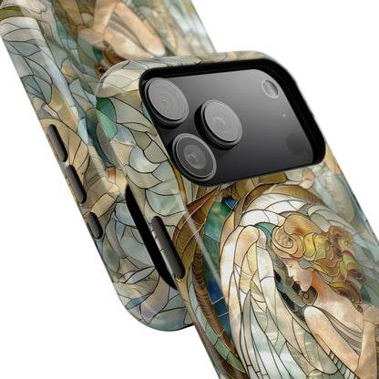 Angel Stained Glass Design iPhone Case