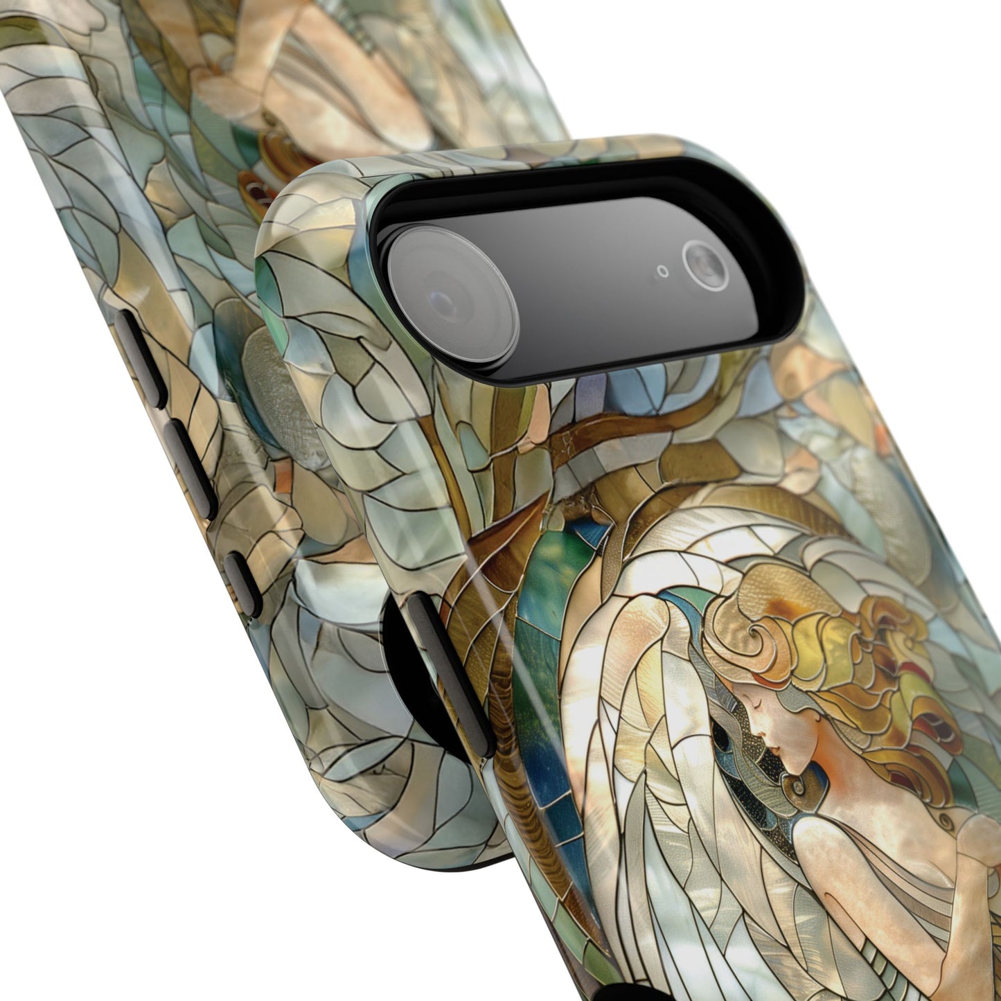 Angel Stained Glass Design iPhone Case