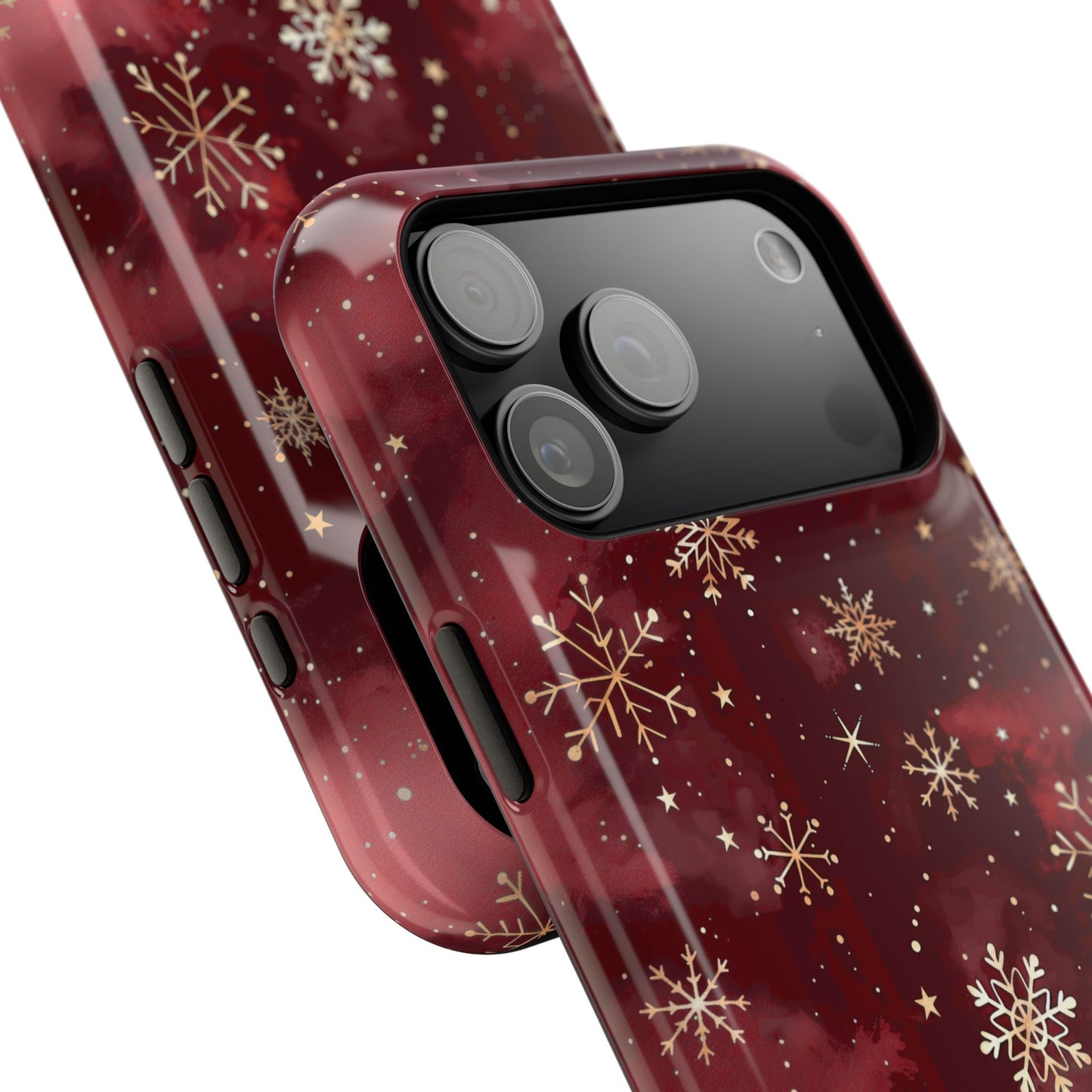 Christmas Snow Design iPhone Case