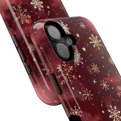 Christmas Snow Design iPhone Case