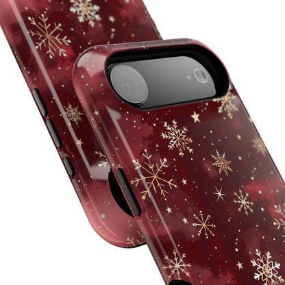 Christmas Snow Design iPhone Case
