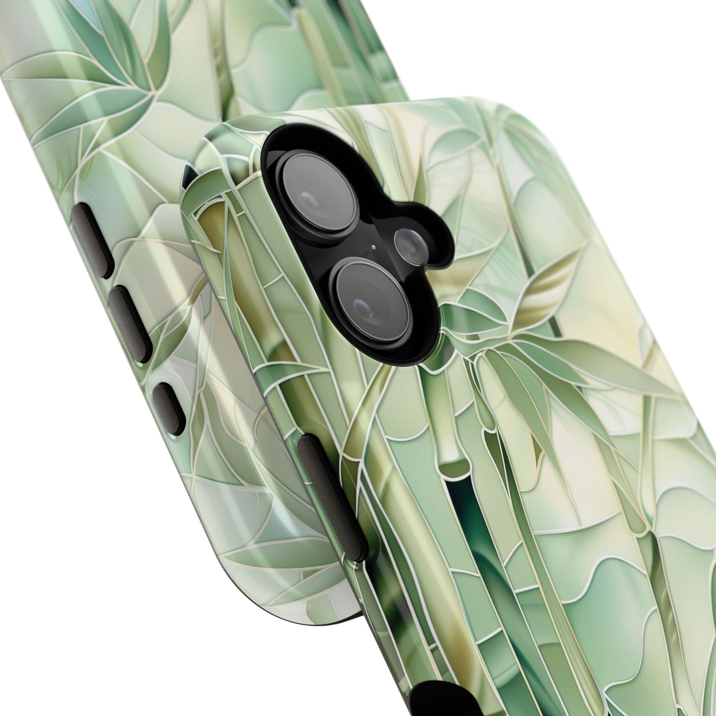 Bamboo Stained Glass Design iPhone Case