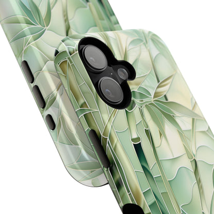 Bamboo Stained Glass Design iPhone Case