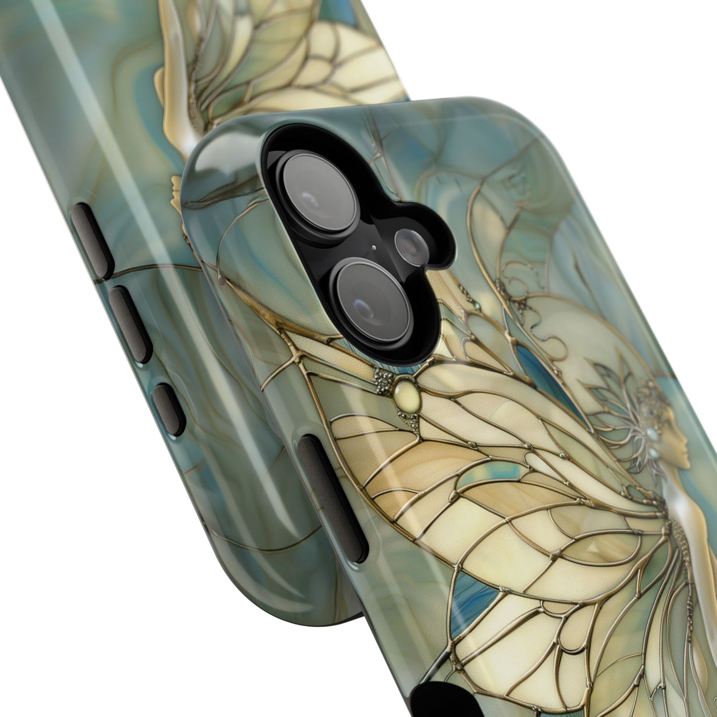 Fairy Stained Glass Design iPhone Case