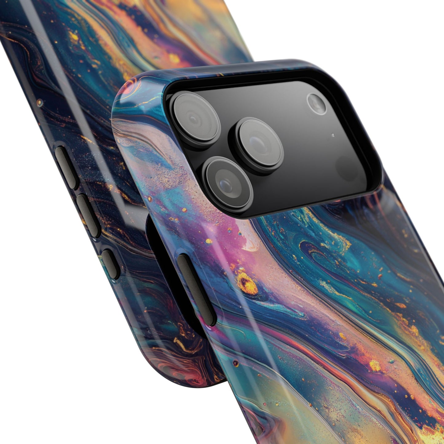 Fluid Art Design 1 iPhone Case