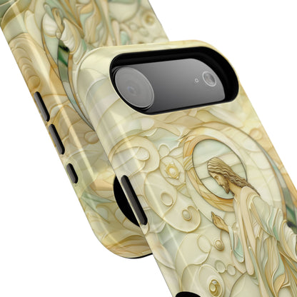 Jesus Stained Glass Design 2 iPhone Case